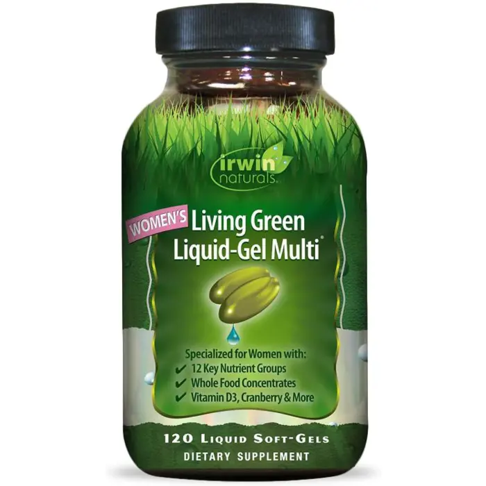 Irwin Naturals Livinggreen liquid gel multi for women (120 softgels)