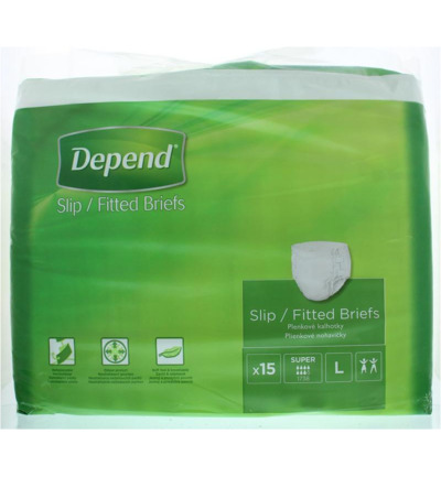 Depend Slip super maat L (15 stuks)