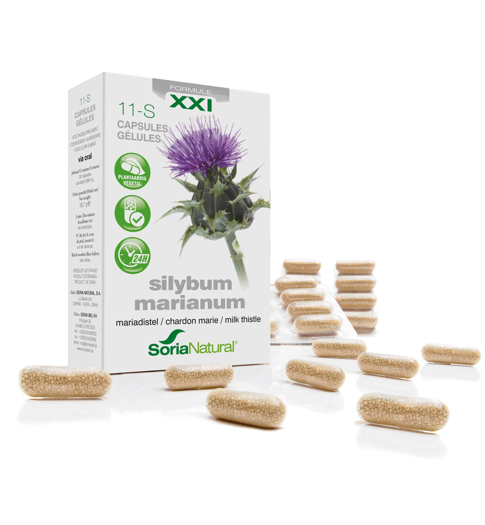 Soria Silybum marianum XXI 11-S (30 capsules)