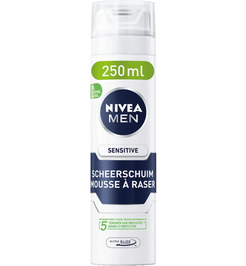 Nivea Men scheerschuim sensitive (250 ml)