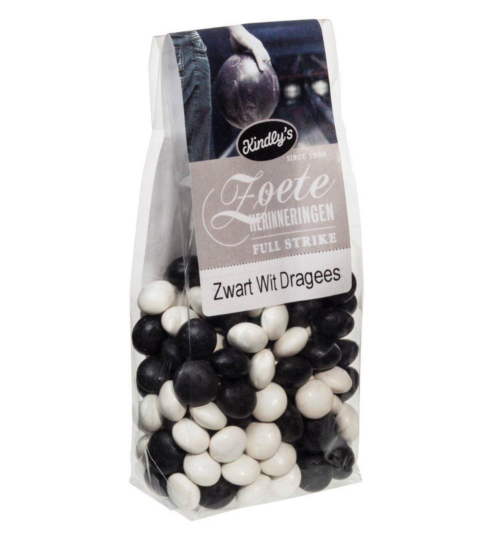 Kindly's Zwart wit dragee zoete herinneringen (170 gr)
