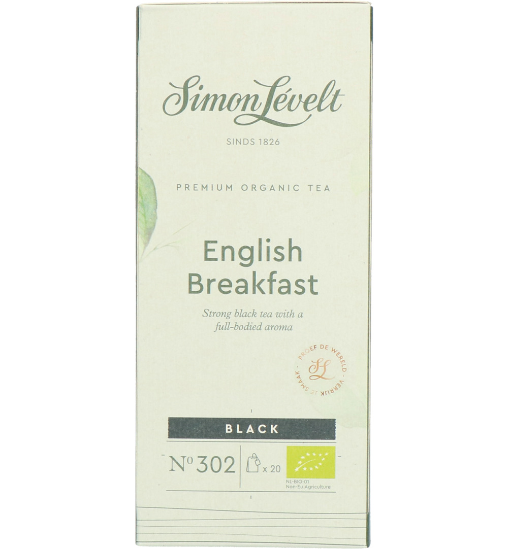 Simon Levelt English breakfast Max Havelaar bio (20 zakjes)