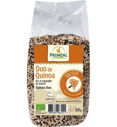 Priméal Quinoa duo wit en rood bio (500 gr)