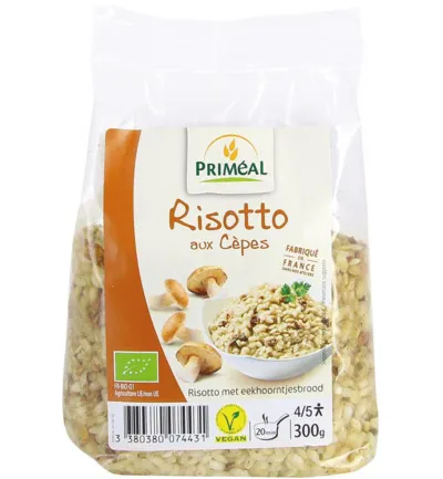 Priméal Risotto Cepes Bio (300 gr)