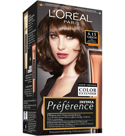 L'Oréal Preference 4.15 Caracas Diep Kastanjebruin (1 set)