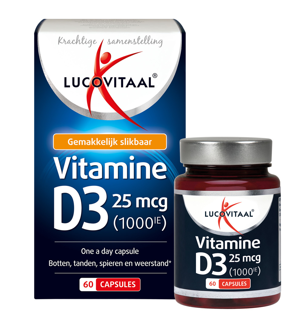 Lucovitaal Vitamine D3 25mcg (60 capsules) - image 3