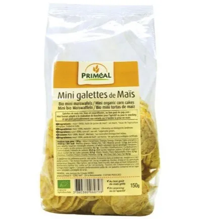 Priméal Mini maiswafels bio (150 gr)