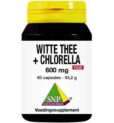Snp Witte thee Chlorel 600mg puur (60 capsules)
