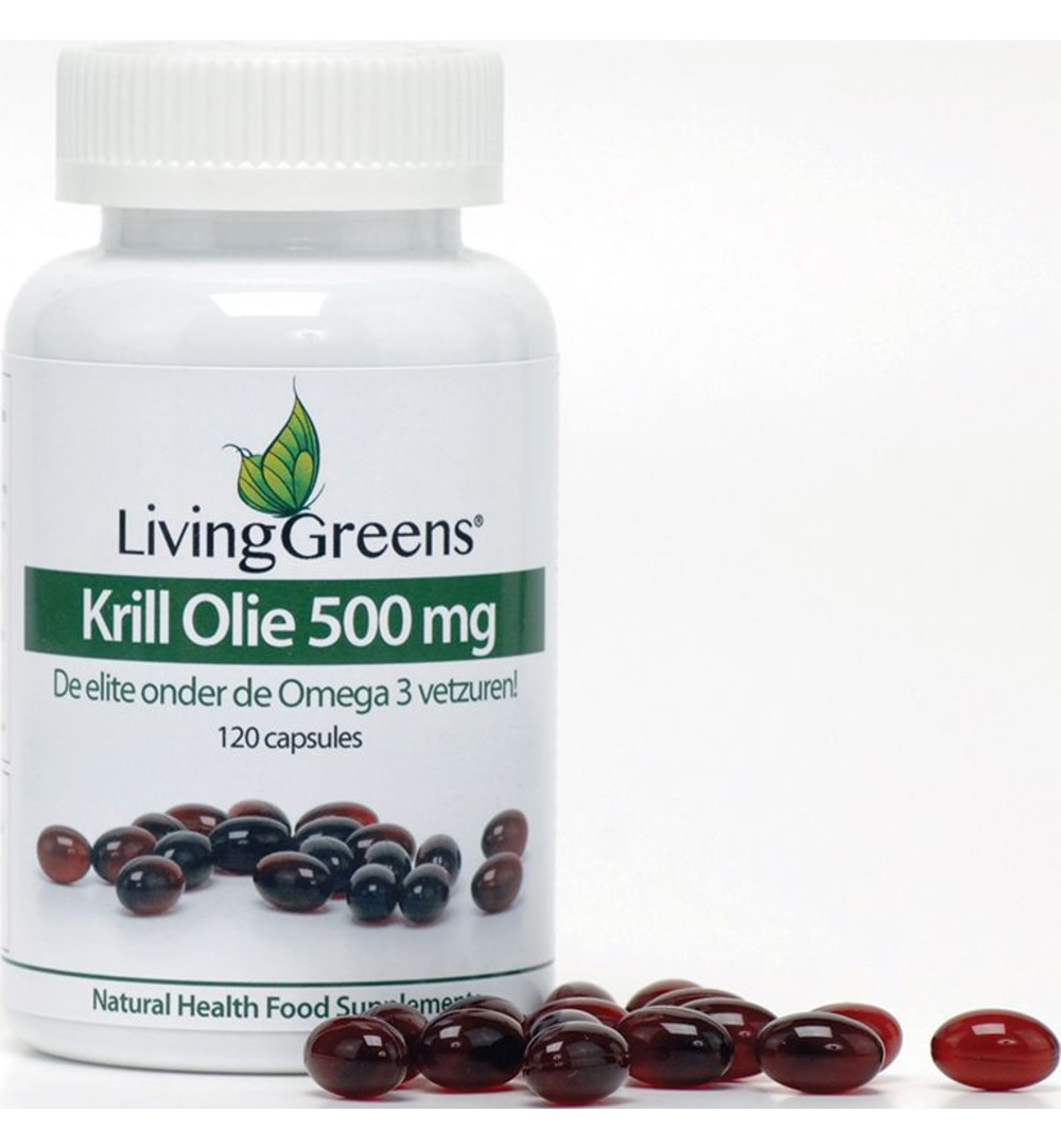 Livinggreens Krillolie 500Mg (120 capsules)