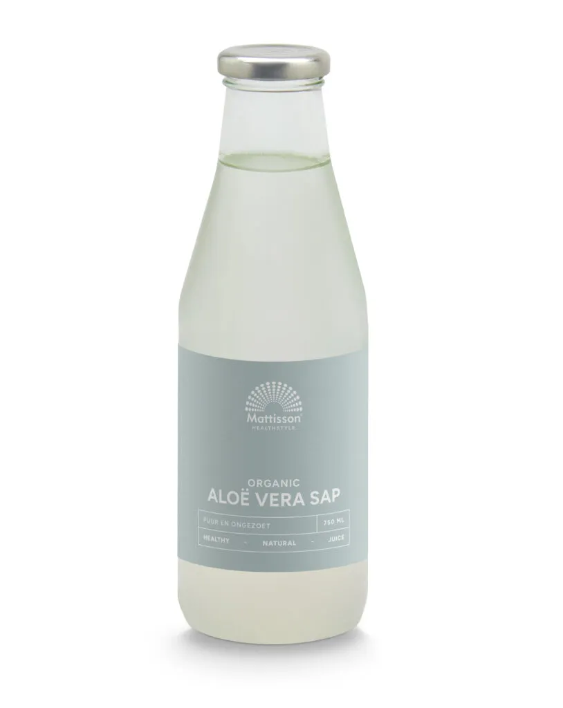 Mattisson Aloe Vera Juice Puur Sap Bio (750 ml)