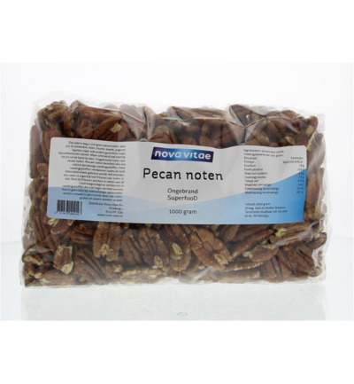 Nova Vitae Pecannoten Ongebrand Raw (1000 gr)
