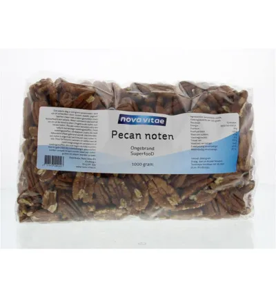 Nova Vitae Pecannoten Ongebrand Raw (1000 gr)