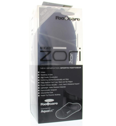 Zori Slipper verstelbare band maat 12 45 tot 46 zwart (1 paar)