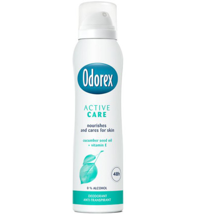 Odorex Body heat responsive spray active care (150 ml)