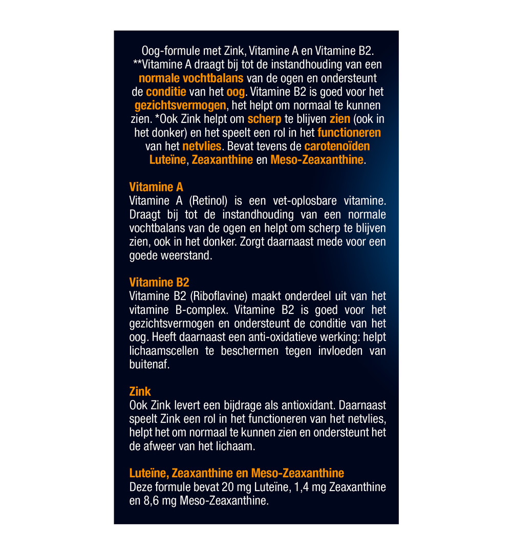Lucovitaal Ogen Scherp Zien & Vochtbalans (30 capsules) - image 5