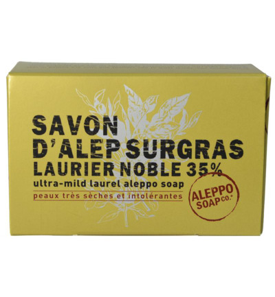 Aleppo Soap Co Aleppo zeep 35% laurier doosje (150 gr)