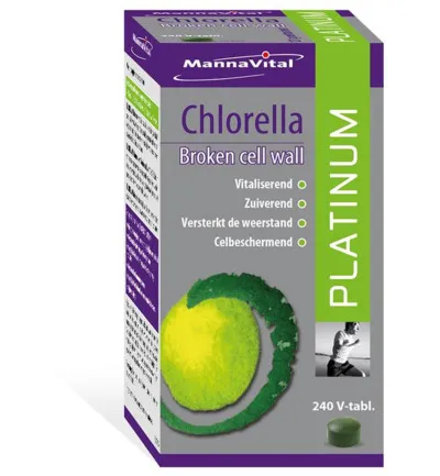 Mannavital Chlorella platinum (240 tabletten)
