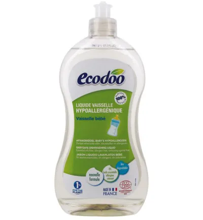 Ecodoo Afwasmiddel vloeibaar hypoallergeen baby-safe bio (500 ml)