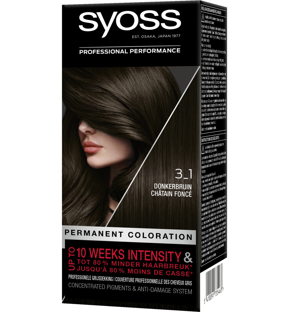 Syoss Color baseline 3-1 donkerbruin (1 set)