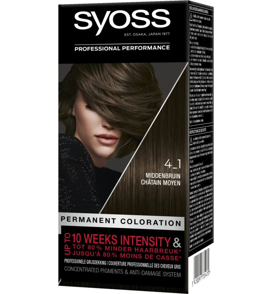 Syoss Color baseline 4-1 middenbruin (1 set)