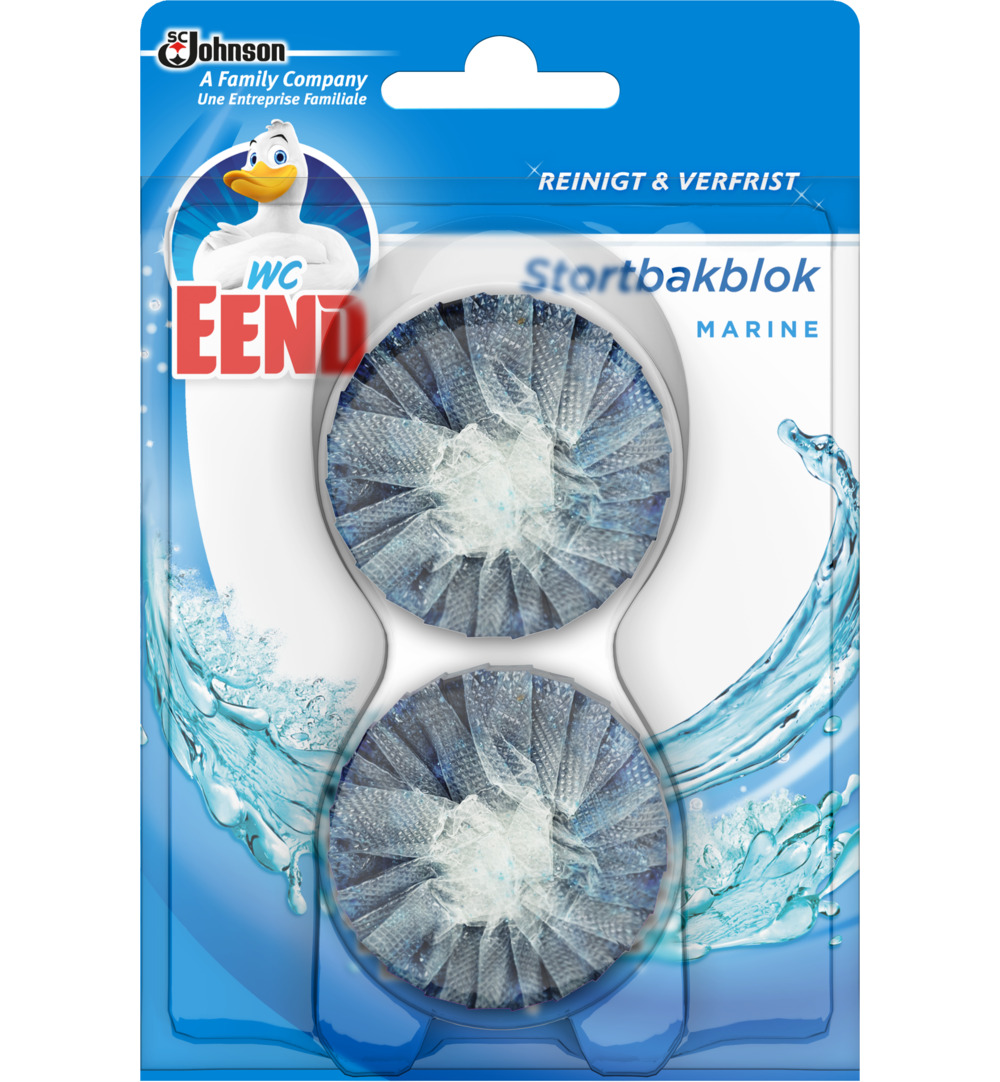 Wc Eend Stortbakblok blauw duo (2 x 50 gr)