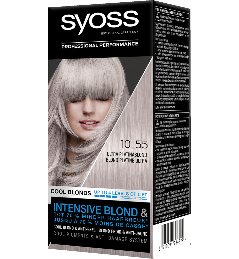 Syoss Color Cool Blonds 10-55 Ultra Platinum Blond (1 set)