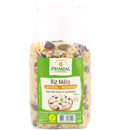 Priméal Rijst Linzen En Hazelnoten Bio (500 gr)