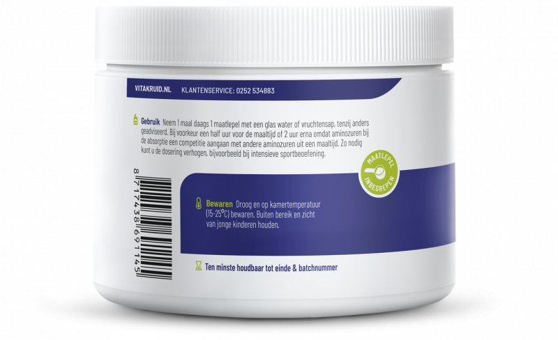 Vitakruid Bcaa Poeder (250 gr)