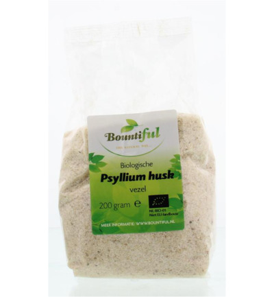 Bountiful Psyllium Husk Vezel/Vlozaad Bio (200 gr)