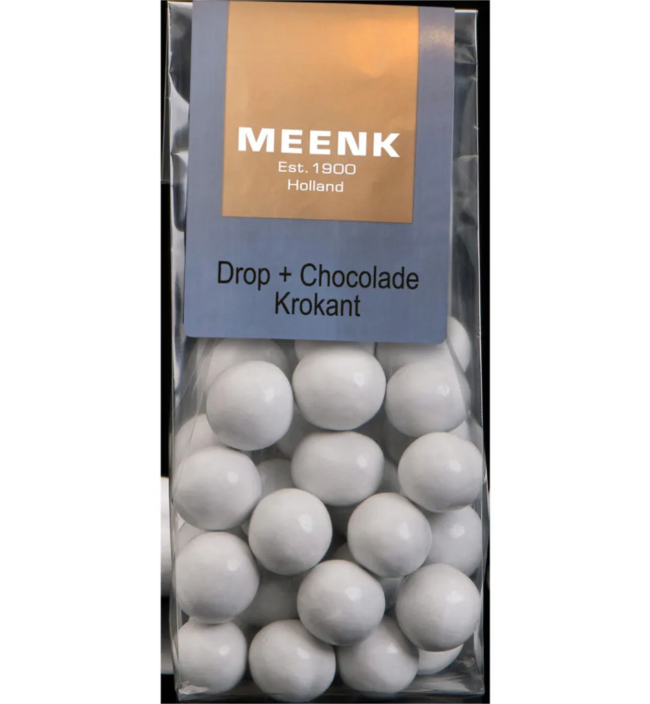 Meenk Drop + Chocolade Krokant (150 gr)