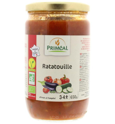 Priméalgroentemix Ratatouille Bio (650 gr)