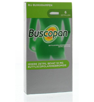 Buscopan 10mg (6 zetpillen)