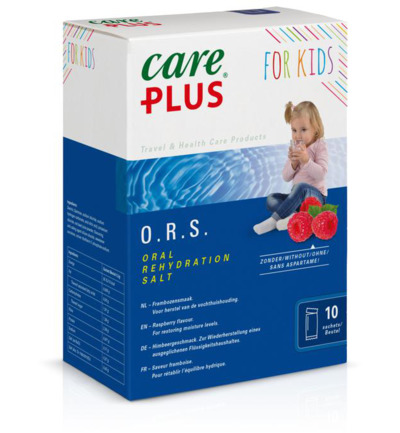 Care Plus O.R.S. Framboos Kind (10 stuks)