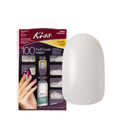 Kiss Full cover nails oval (1 set)