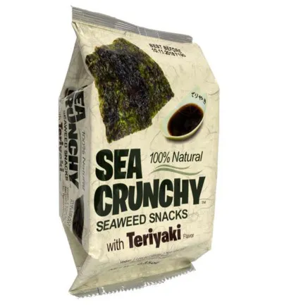 Sea Crunchy Nori Zeewier Snacks Teriyaki (10 gr)