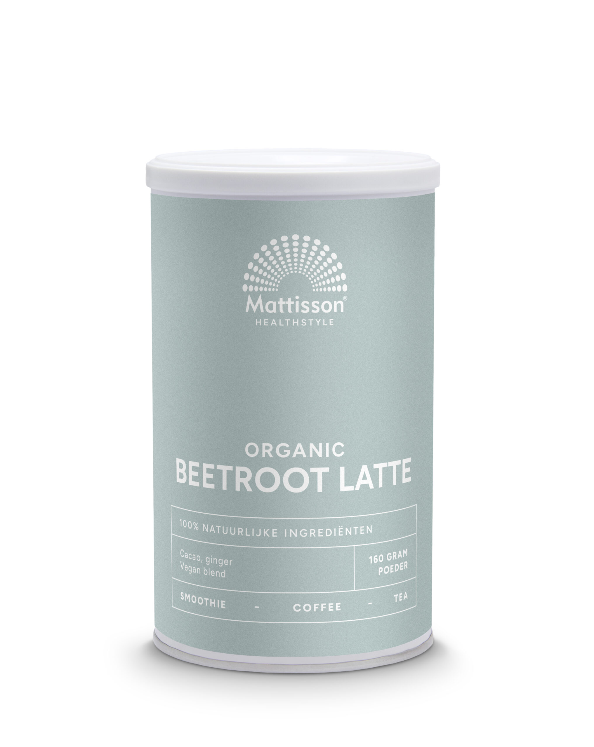 Mattisson Latte Beetroot Gember - Cacao Bio (160 gr)