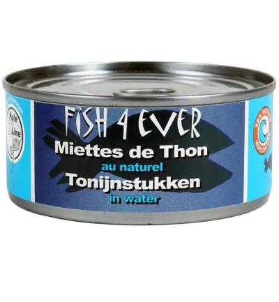 Fish 4 Ever Tonijnstukken In Water (160 gr)