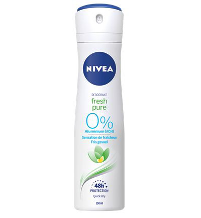 Nivea Deodorant pure & natural jasmi (150 ml)