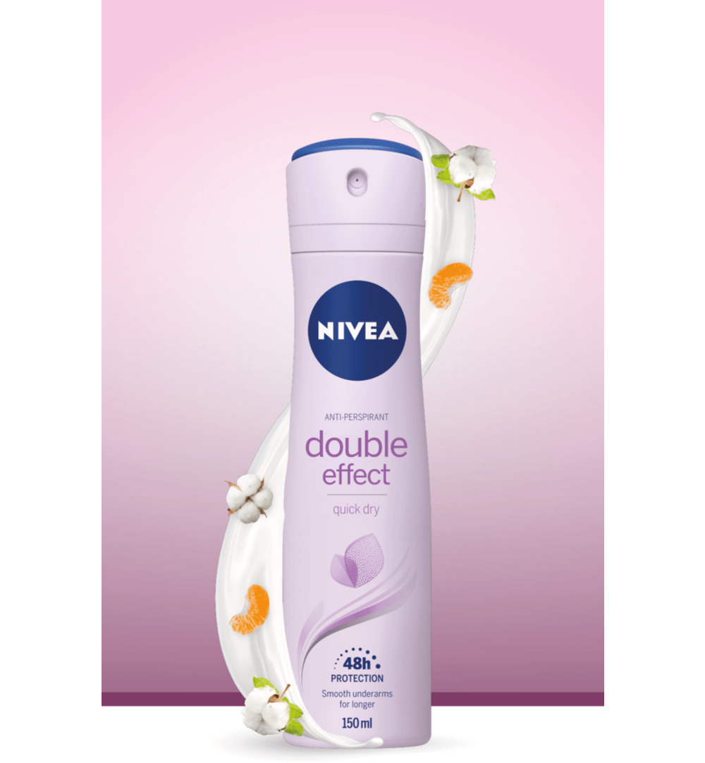 Nivea Deodorant double effect spray (150 ml)