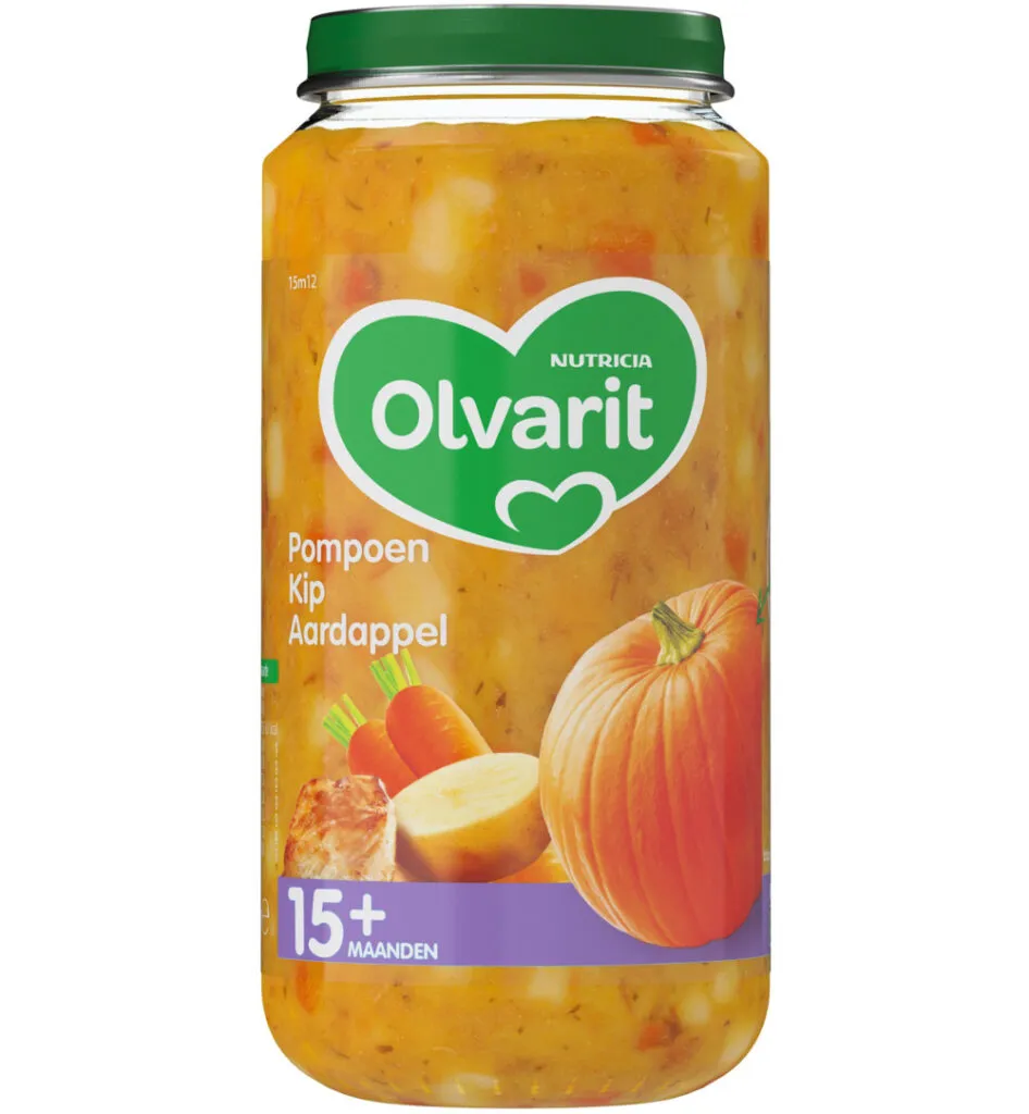Olvarit Pompoen kip aardappel 15M12 (250 gr)