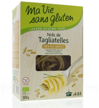 Ma Vie Sans Gluten Tagliatelle Volkoren Rijst Glutenvrij Bio (300 gr)