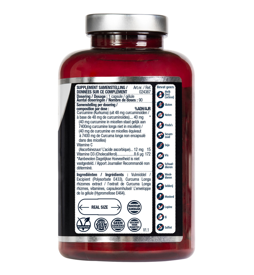 Lucovitaal Kurkuma X-tra Krachtig (90 capsules)