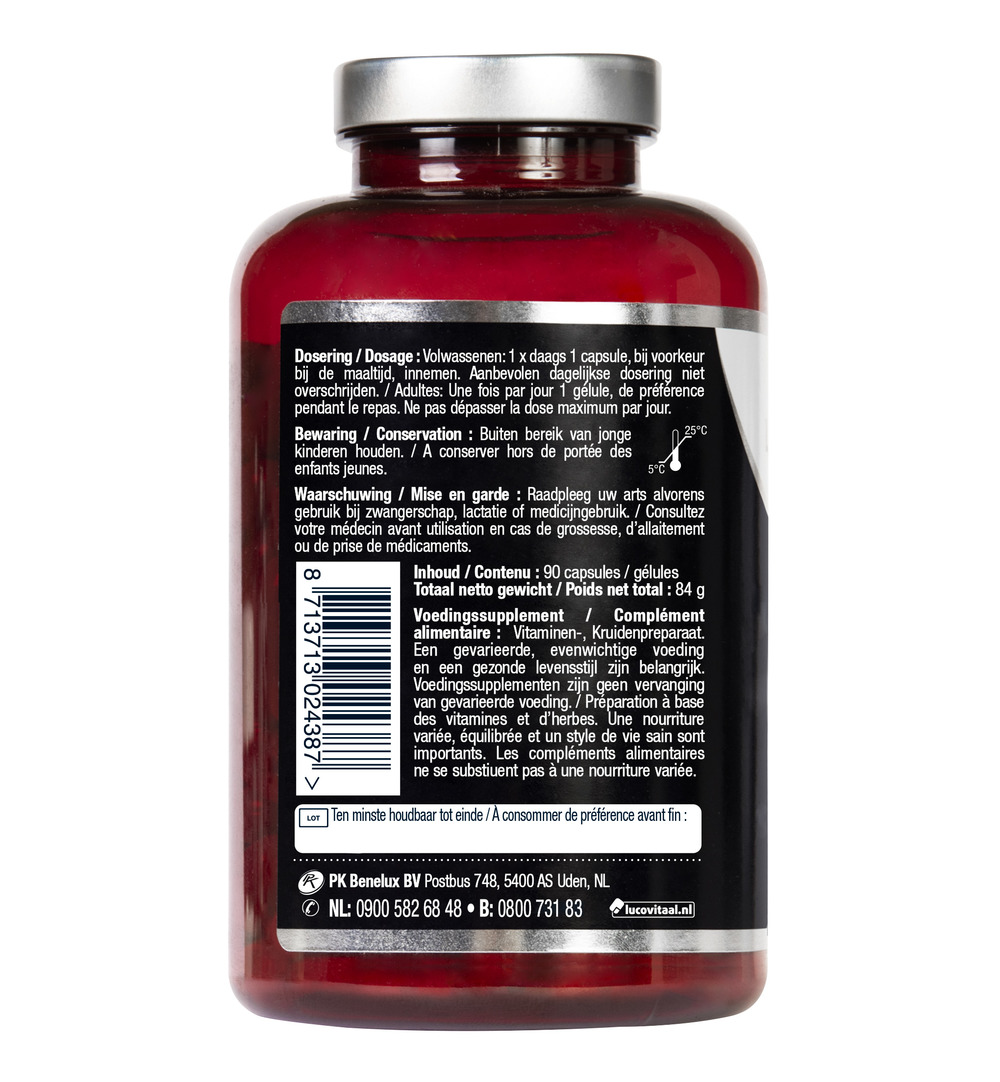 Lucovitaal Kurkuma X-tra Krachtig (90 capsules) - image 3