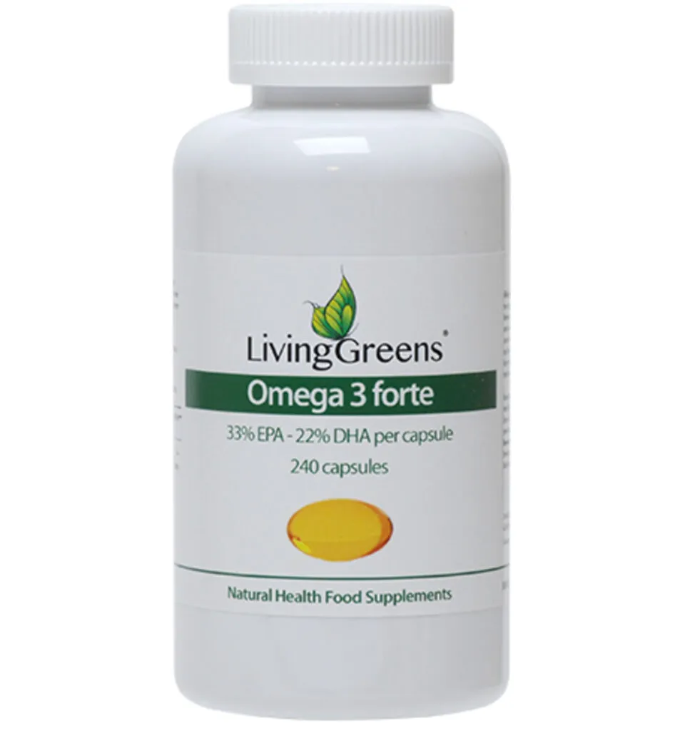 Livinggreens Omega 3 Visolie Forte (240 capsules)
