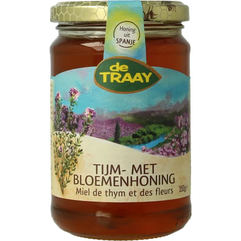 De Traay Tijm Bloemen Honing (350 gr)