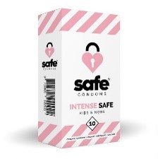 Safe Condoom intens safe ribs dots (10 stuks)