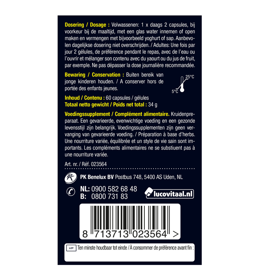 Lucovitaal Spijsvertering (60 capsules) - image 5