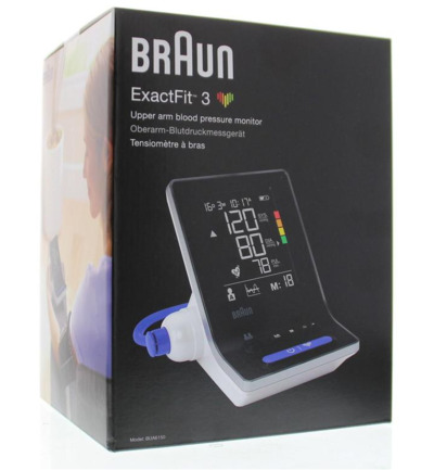 Braun Exactfit 3 bloeddrukmeter bovenarm (1 stuk)