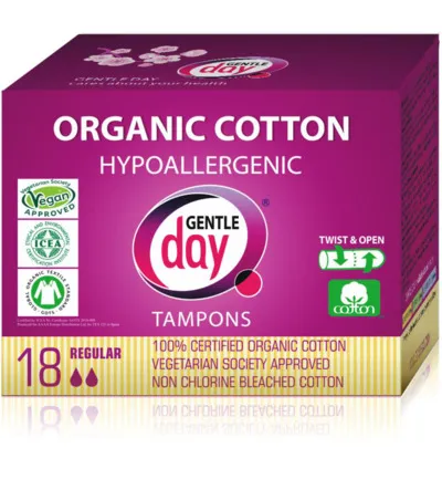 Gentle Day Tampon regular (18 stuks)