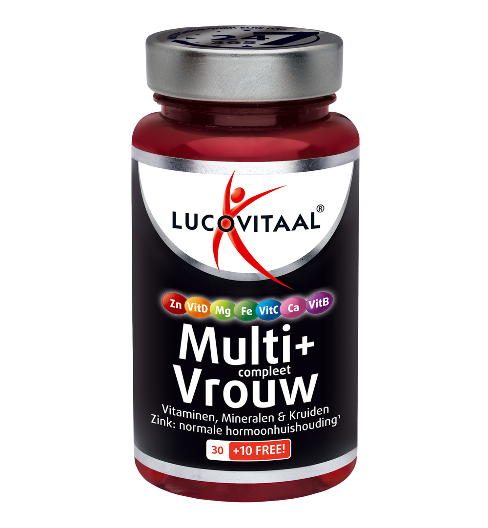 Lucovitaal Multi+ Compleet Vrouw (40 tabletten)